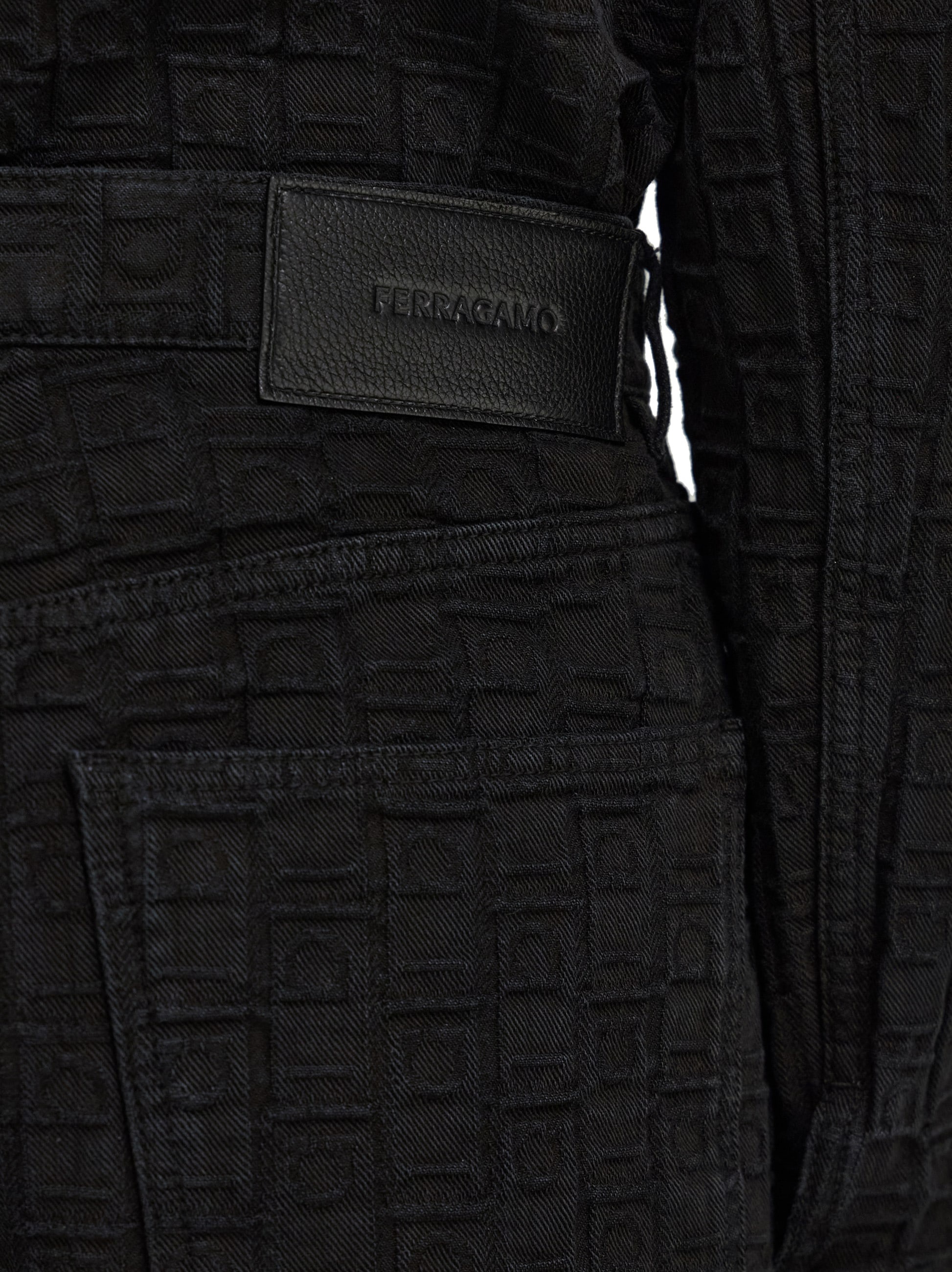 Ferragamo Monogram five pocket trousers - 5