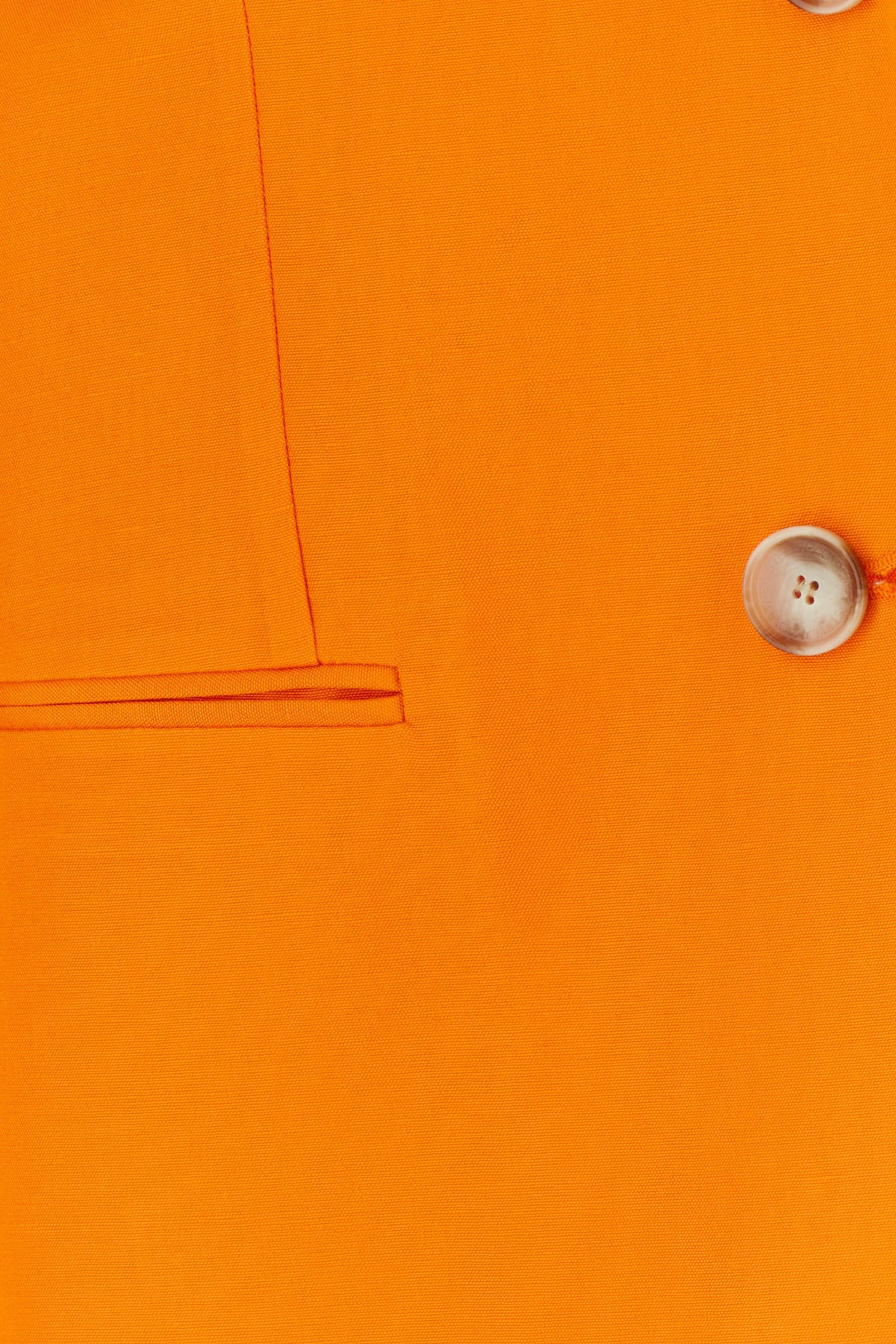 Fluo orange viscose oversize blazer - 3