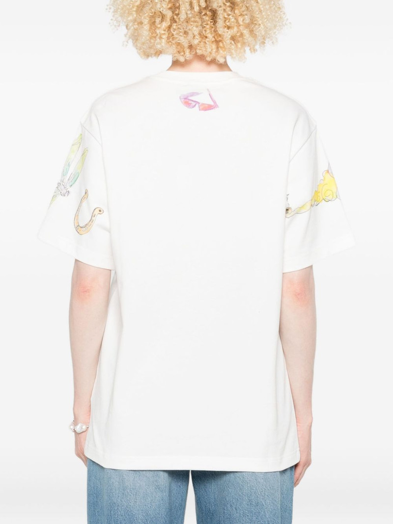 Anouk illustration-print cotton T-shirt 4
