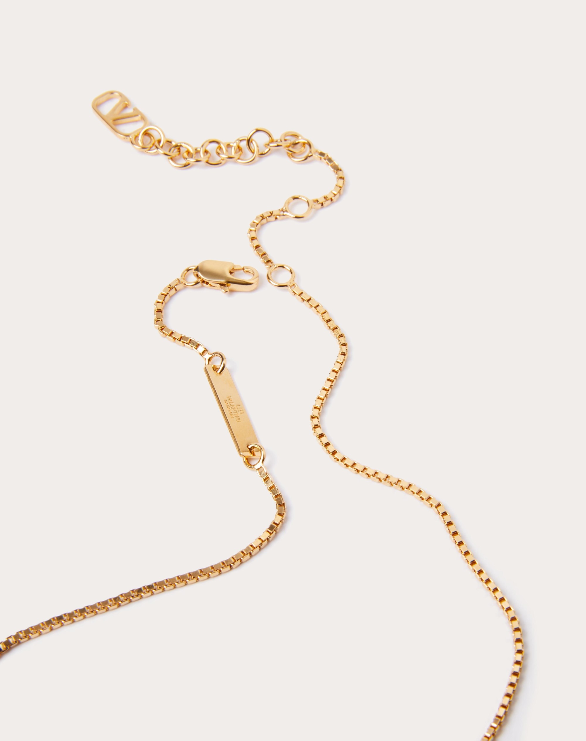 ROCKSTUD METAL AND RESIN NECKLACE - 4