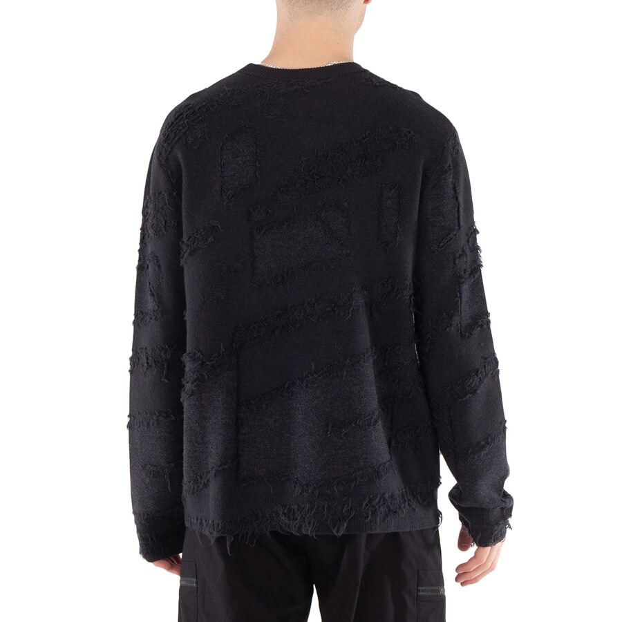 A Cold Wall Men's Black Woolen Frontage Jumper - 4