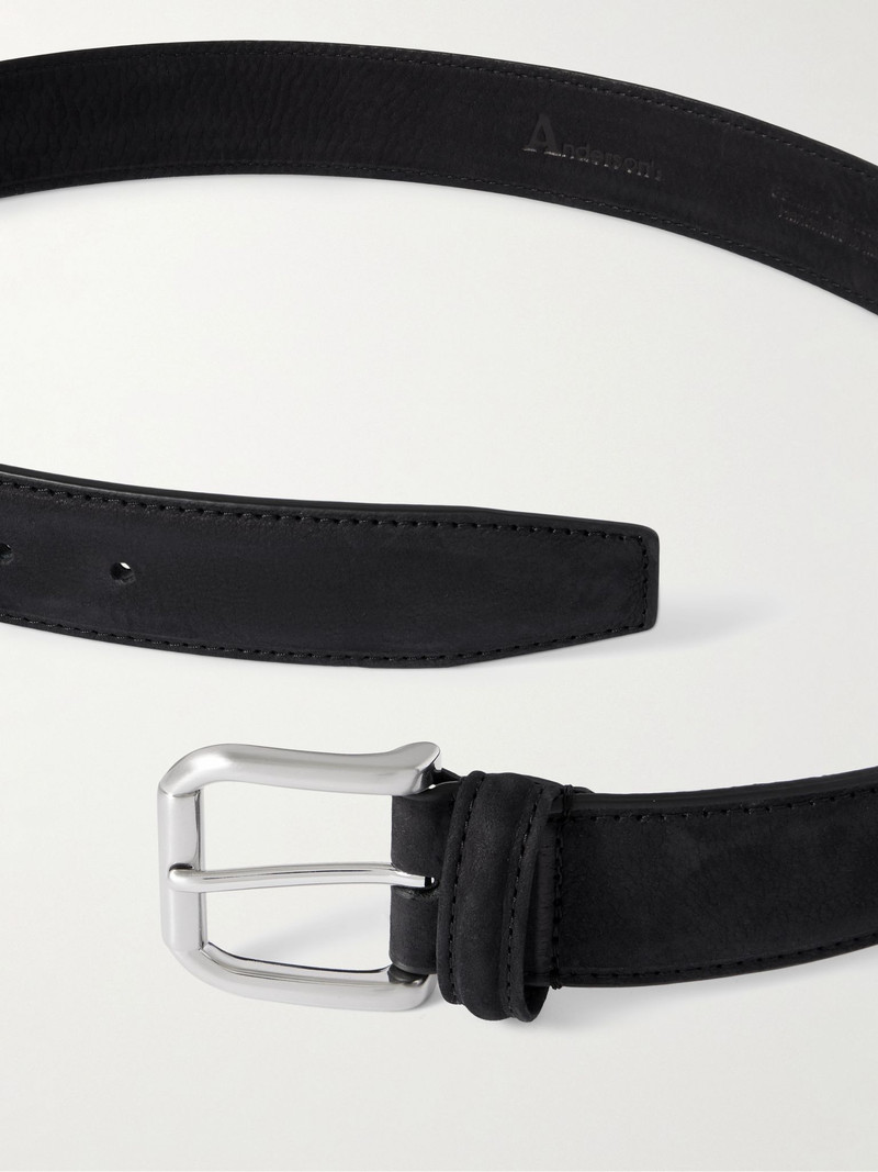 Anderson's 3.5cm Nubuck Belt Black outlook