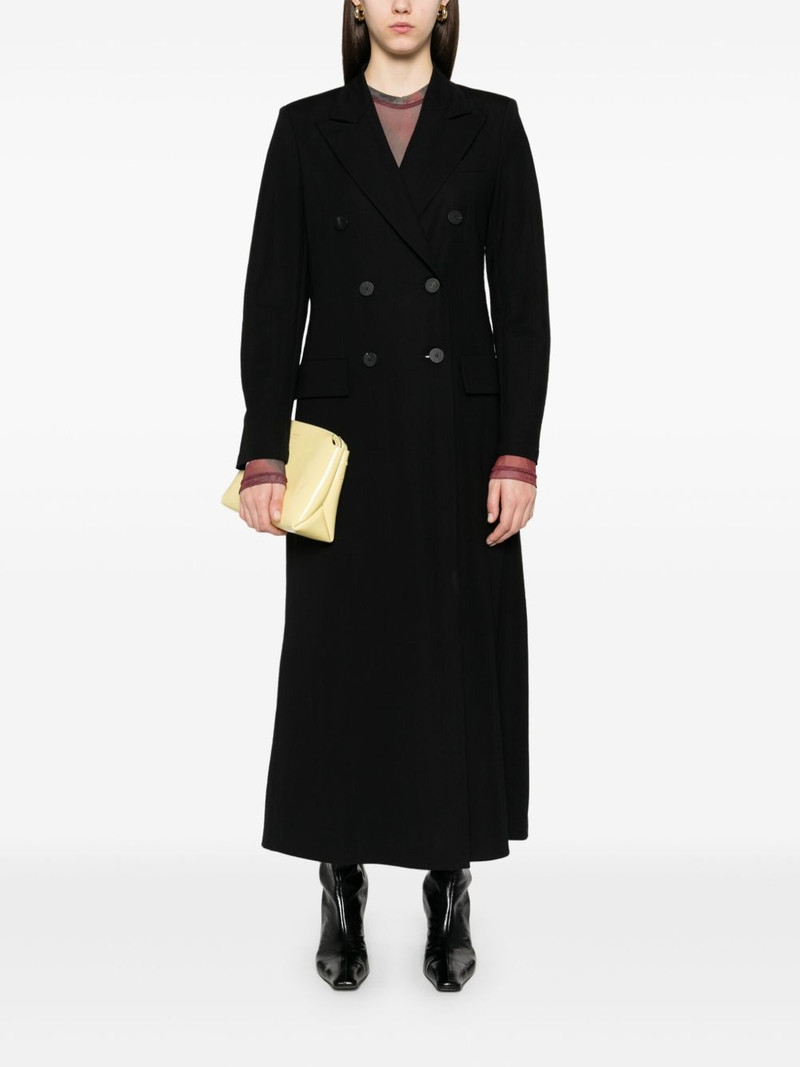 Harris Wharf London double-breasted coat outlook