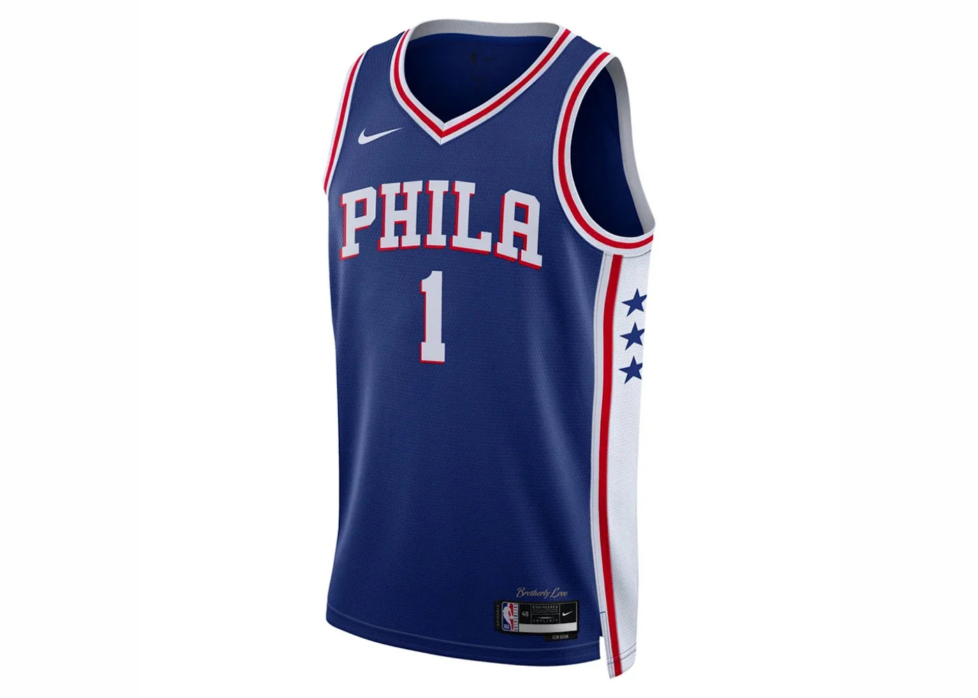 Nike x NBA Philidelphia 76ers 22-23 아이콘 에디션 스윙 맨 저지 'James Harden 1' DN2018-405 - 1