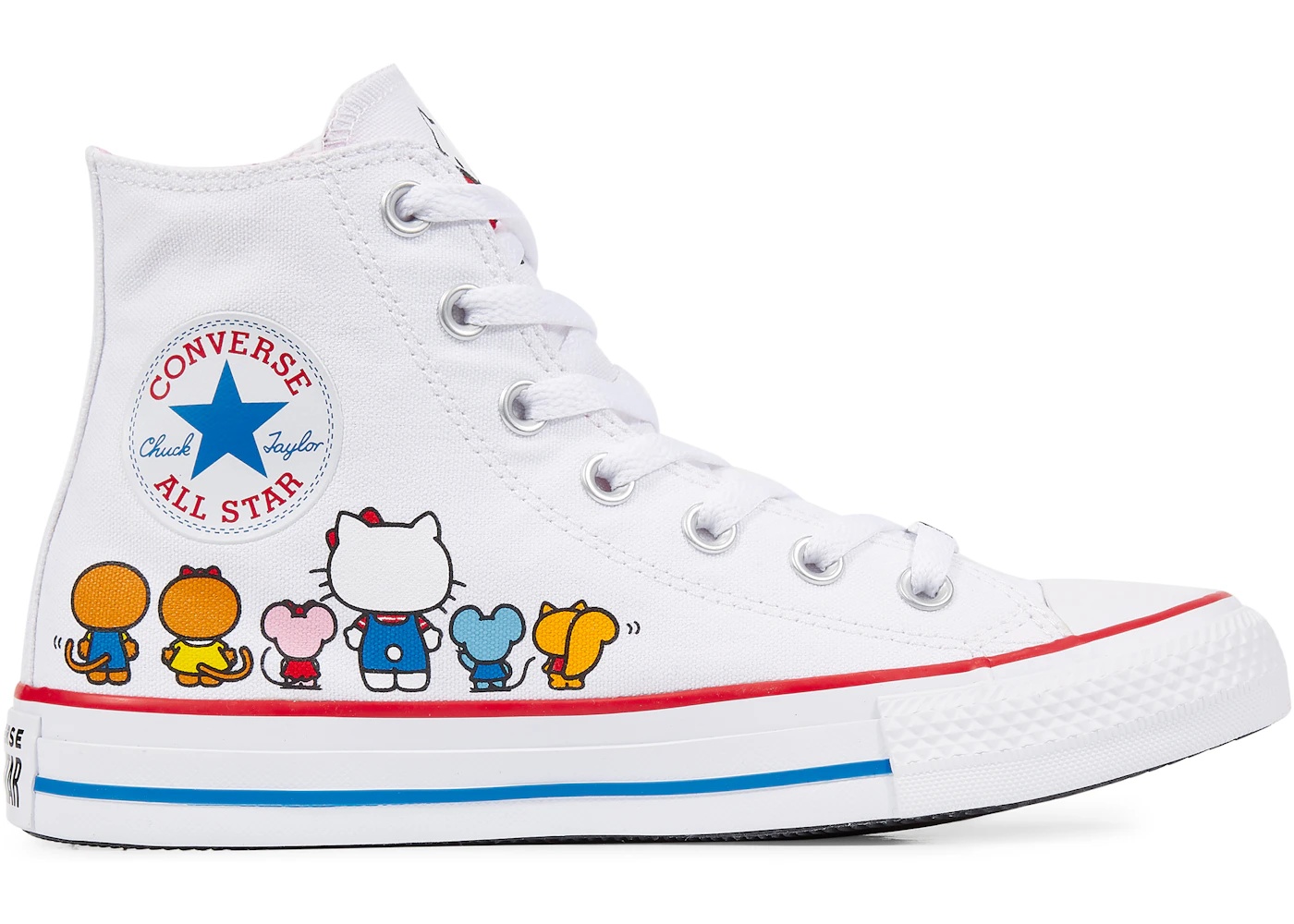 Converse Chuck Taylor All Star Hi Hello Kitty White - 1