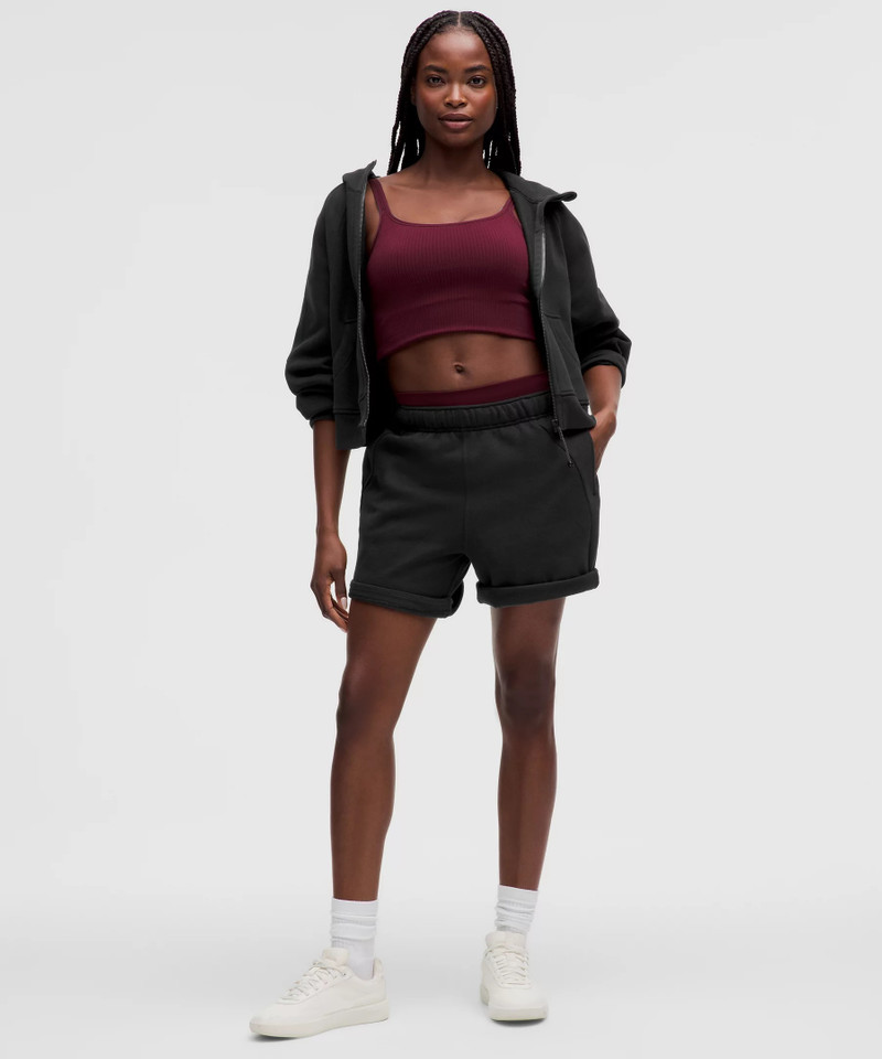 lululemon Scuba Mid-Rise Oversized Short 7" outlook