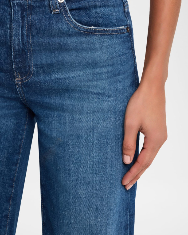 Saige Mid-Rise Wide-Leg Jeans 5