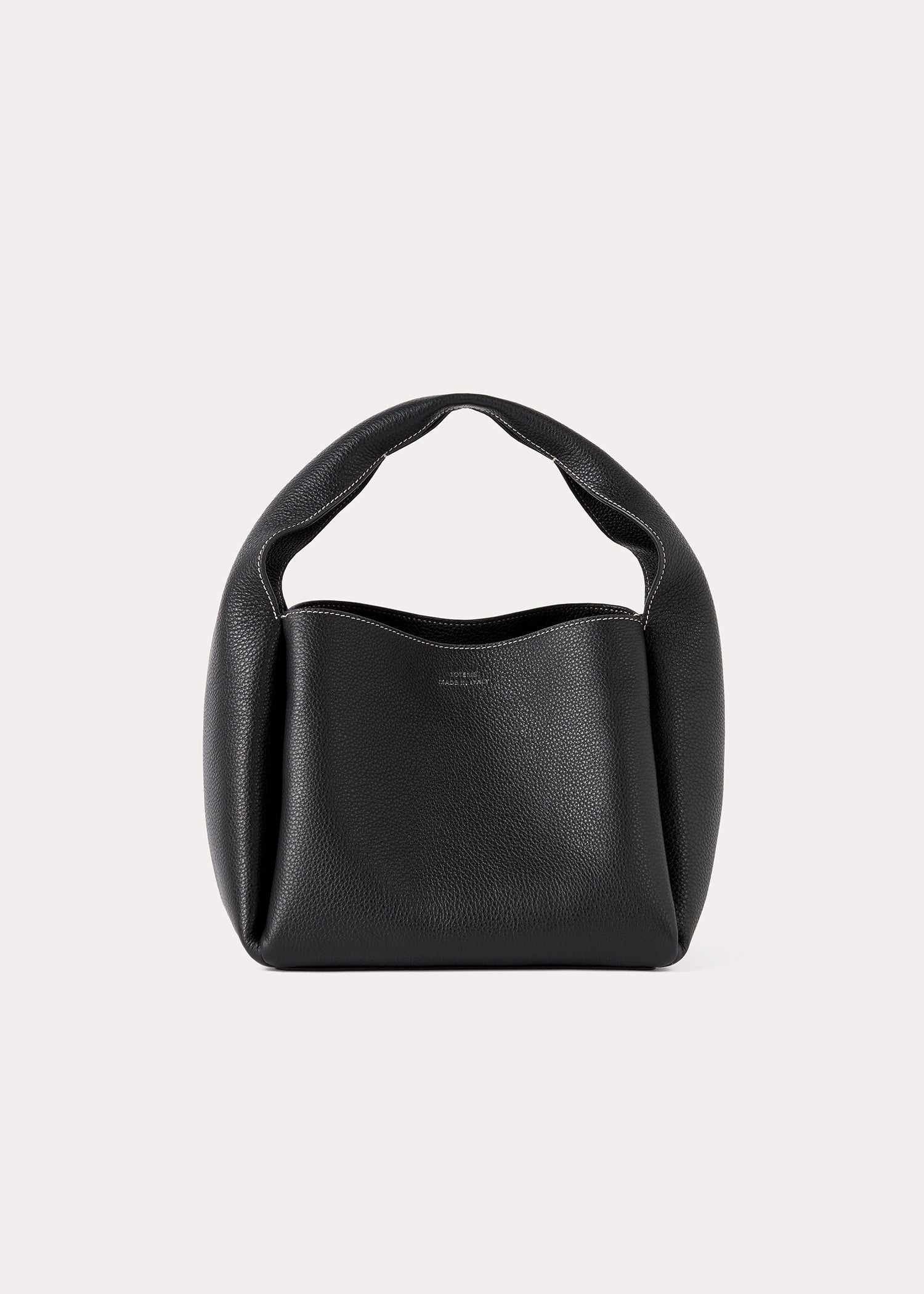 Bucket bag black grain - 8