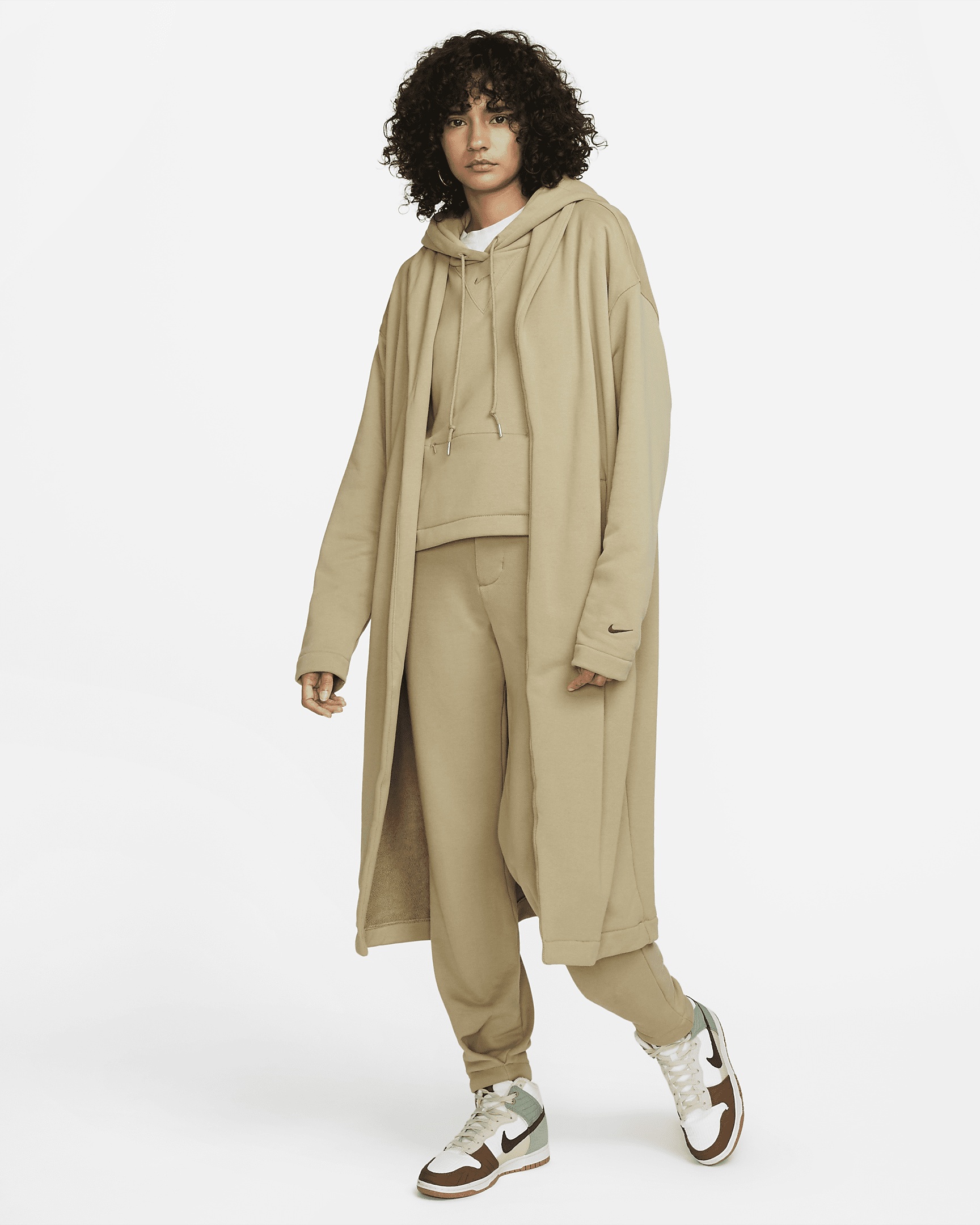 Women's Nike Sportswear Modern Fleece Oversized French Terry Duster - 5