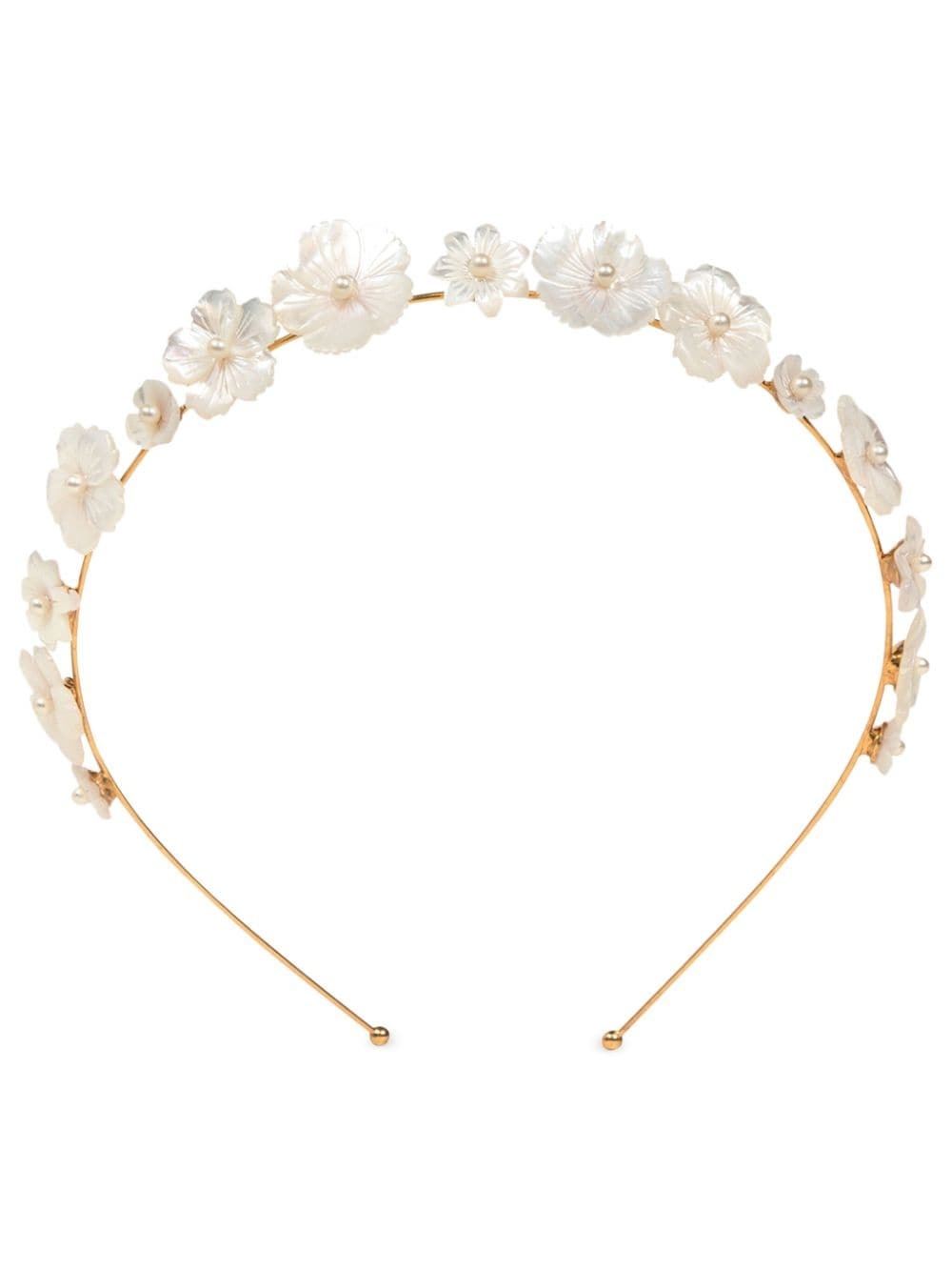 Jenna floral-appliquÃ©s headband - 1