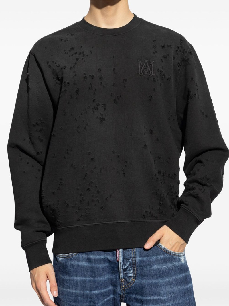 logo-embroidered cotton sweatshirt 3