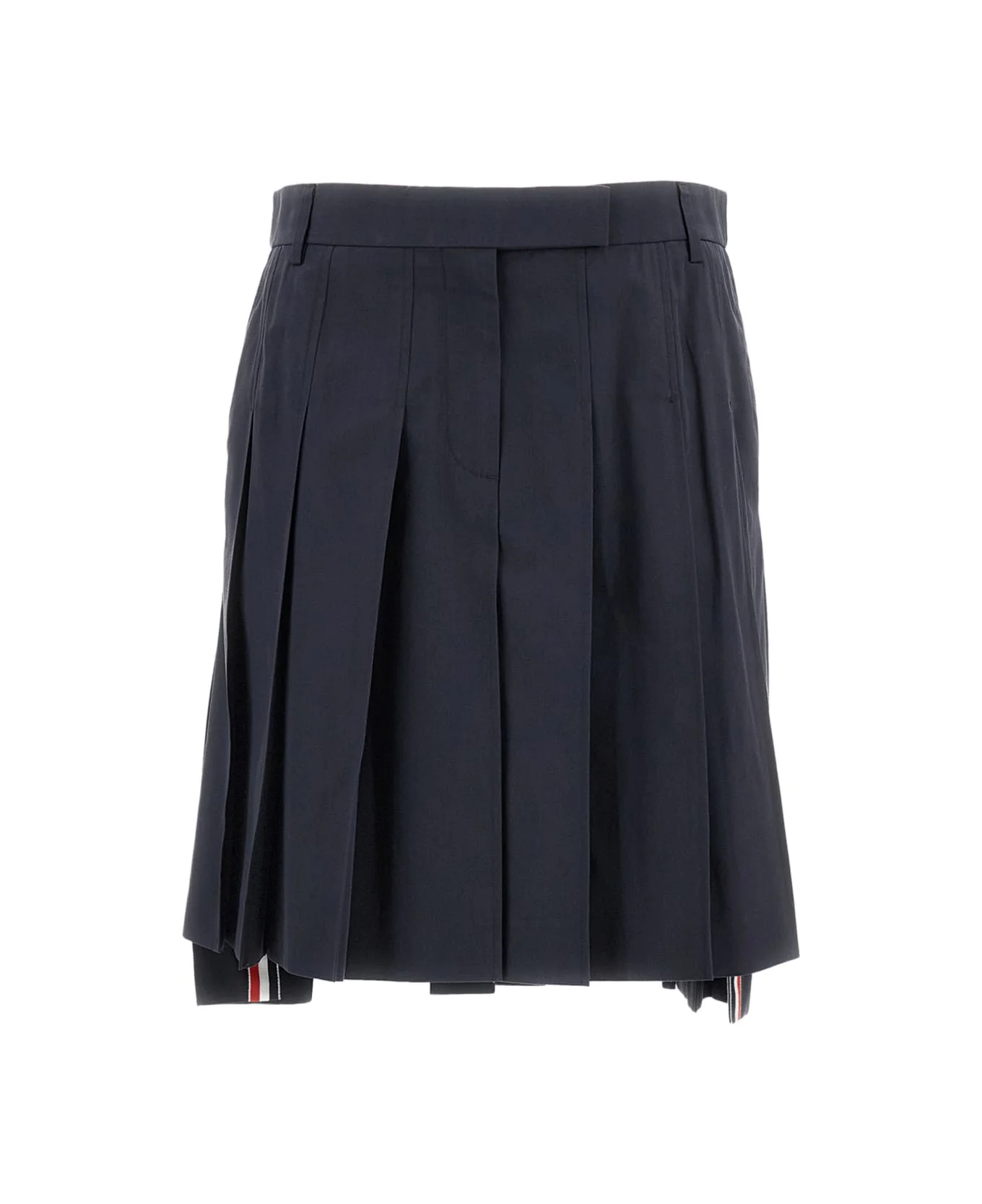 Cotton Pleated Skirt - 1