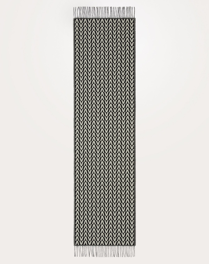 CASHMERE OPTICAL VALENTINO SCARF 3