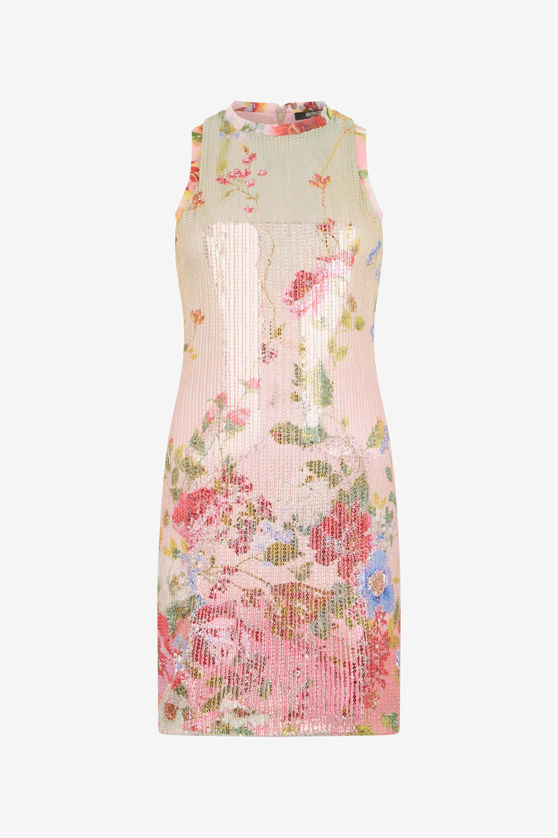 Miami Flowers Print Mini Dress 1