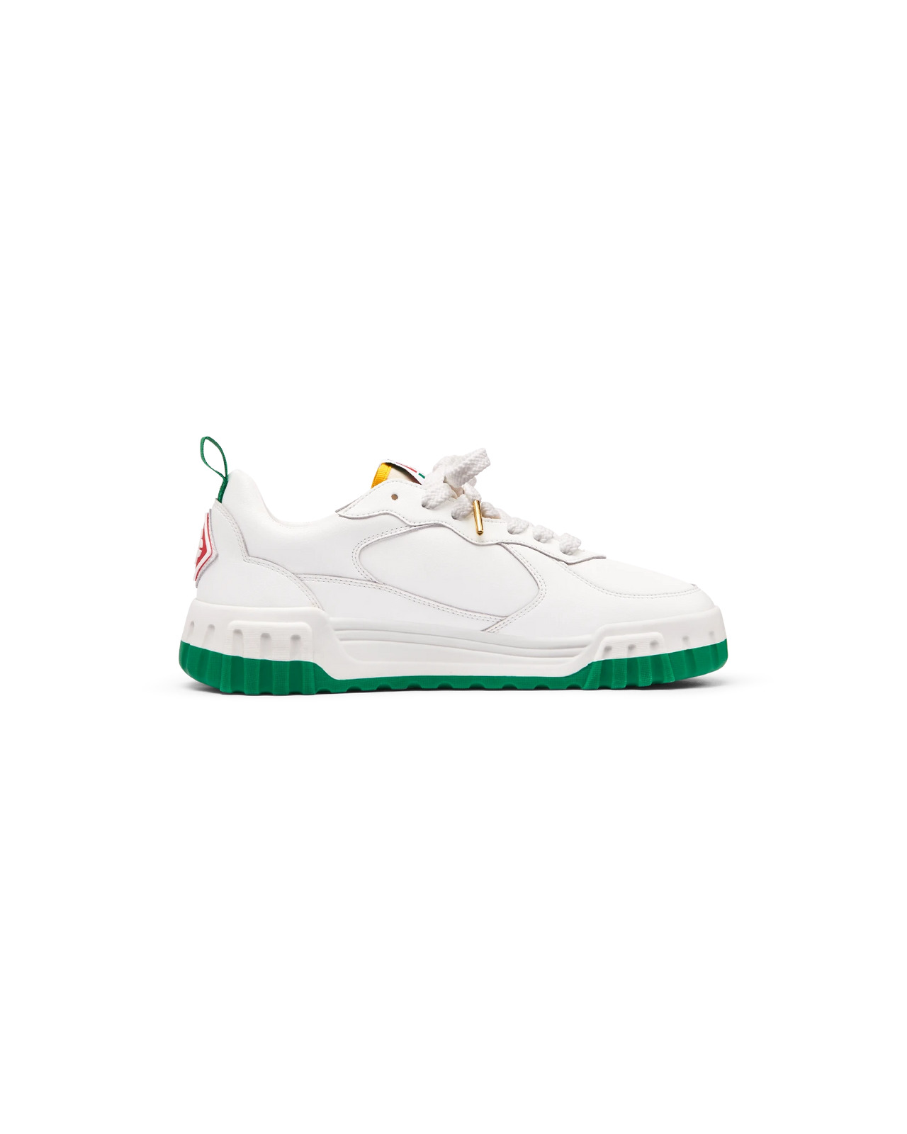 Womens The Court White & Green Sneaker - 2