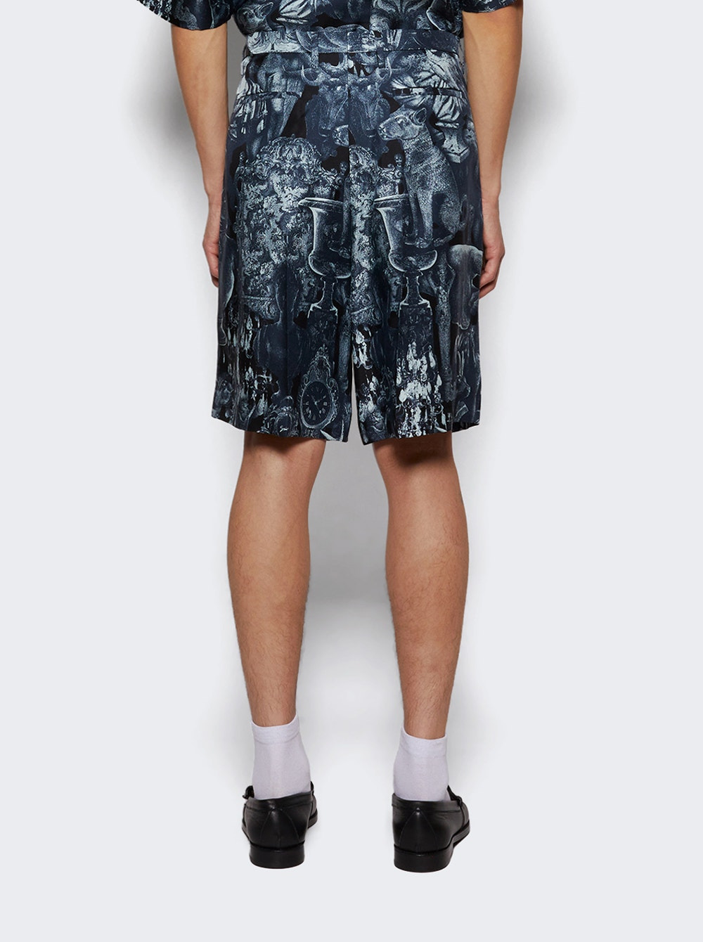 Bermuda Shorts Black And Navy - 4