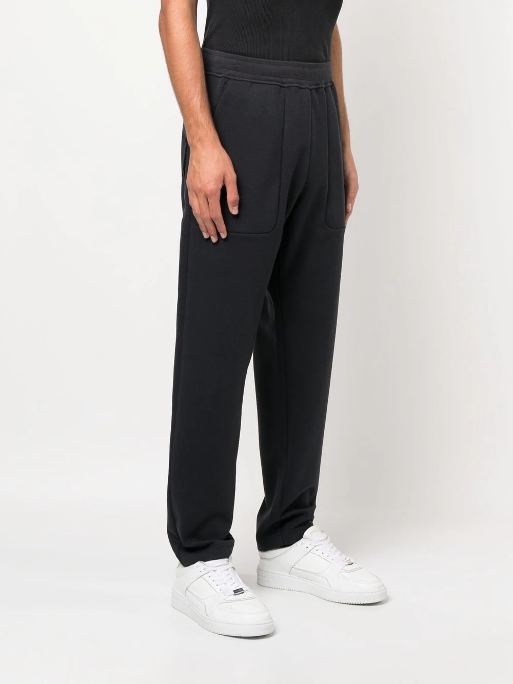 Compass-embroidered track pants - 3