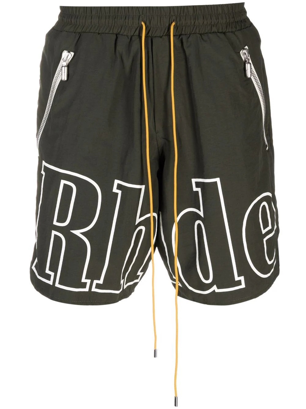 logo-print drawstring shorts - 1