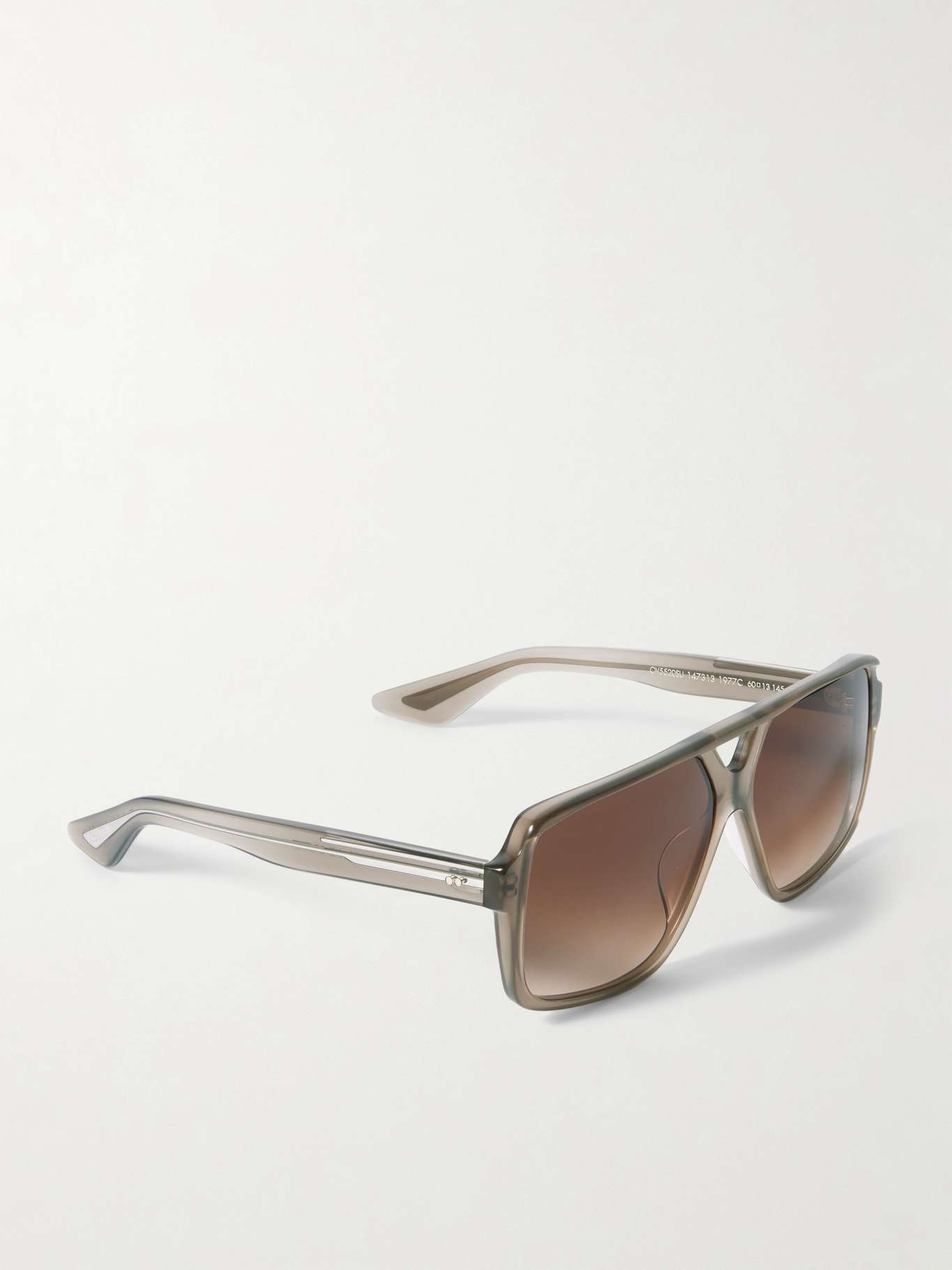 + KHAITE 1977C aviator-style acetate sunglasses - 3