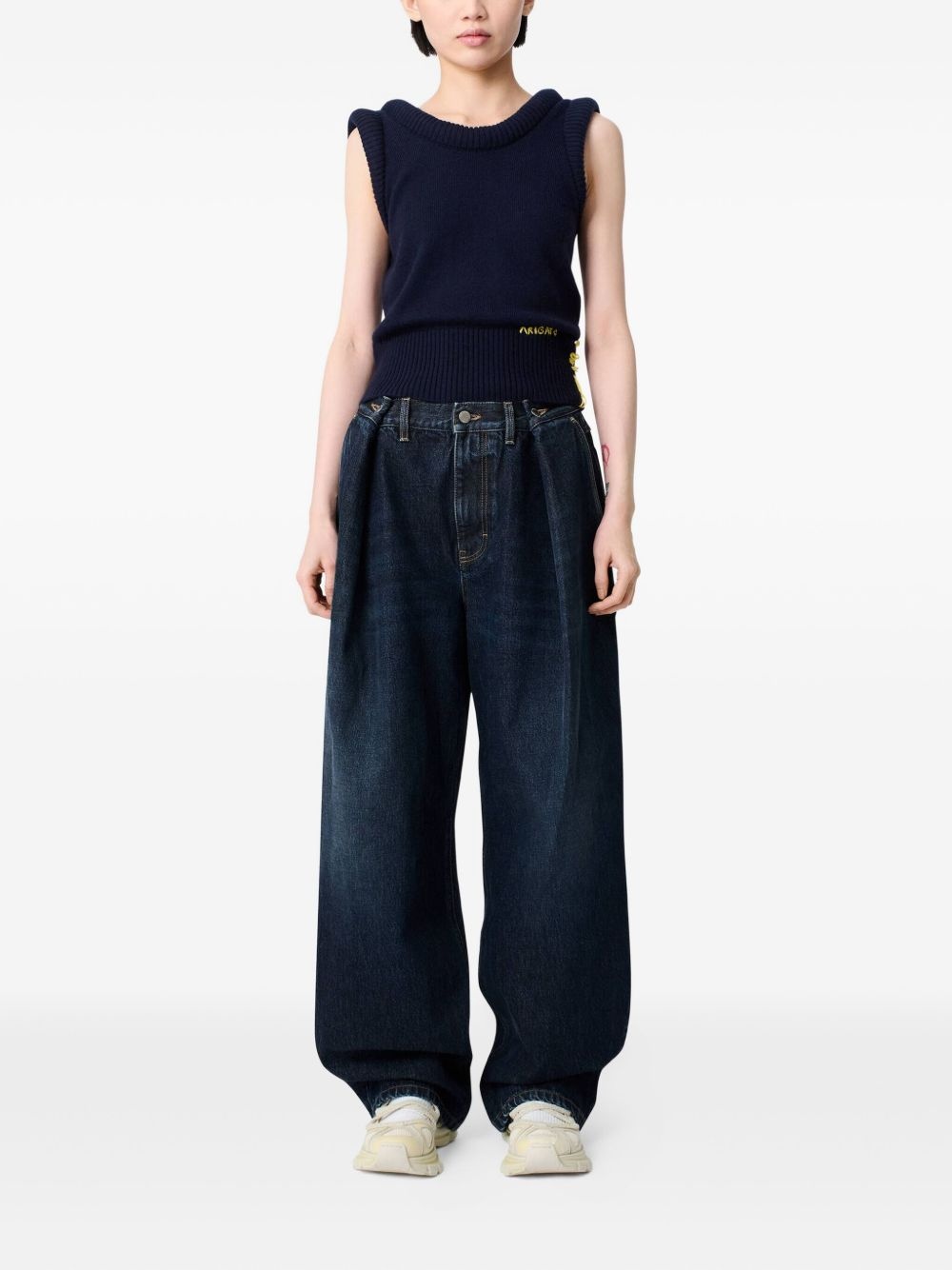 Marla knit sleeveless vest - 2