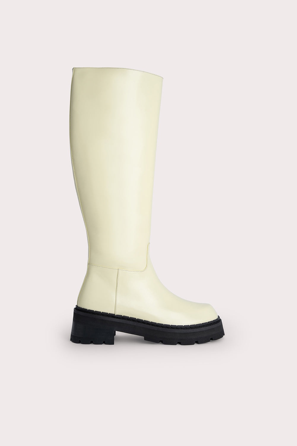 Russel Ivory Soft Semi Patent Leather - 1