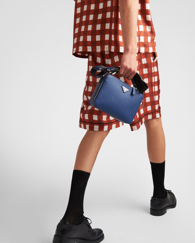 Printed silk Bermuda shorts 4