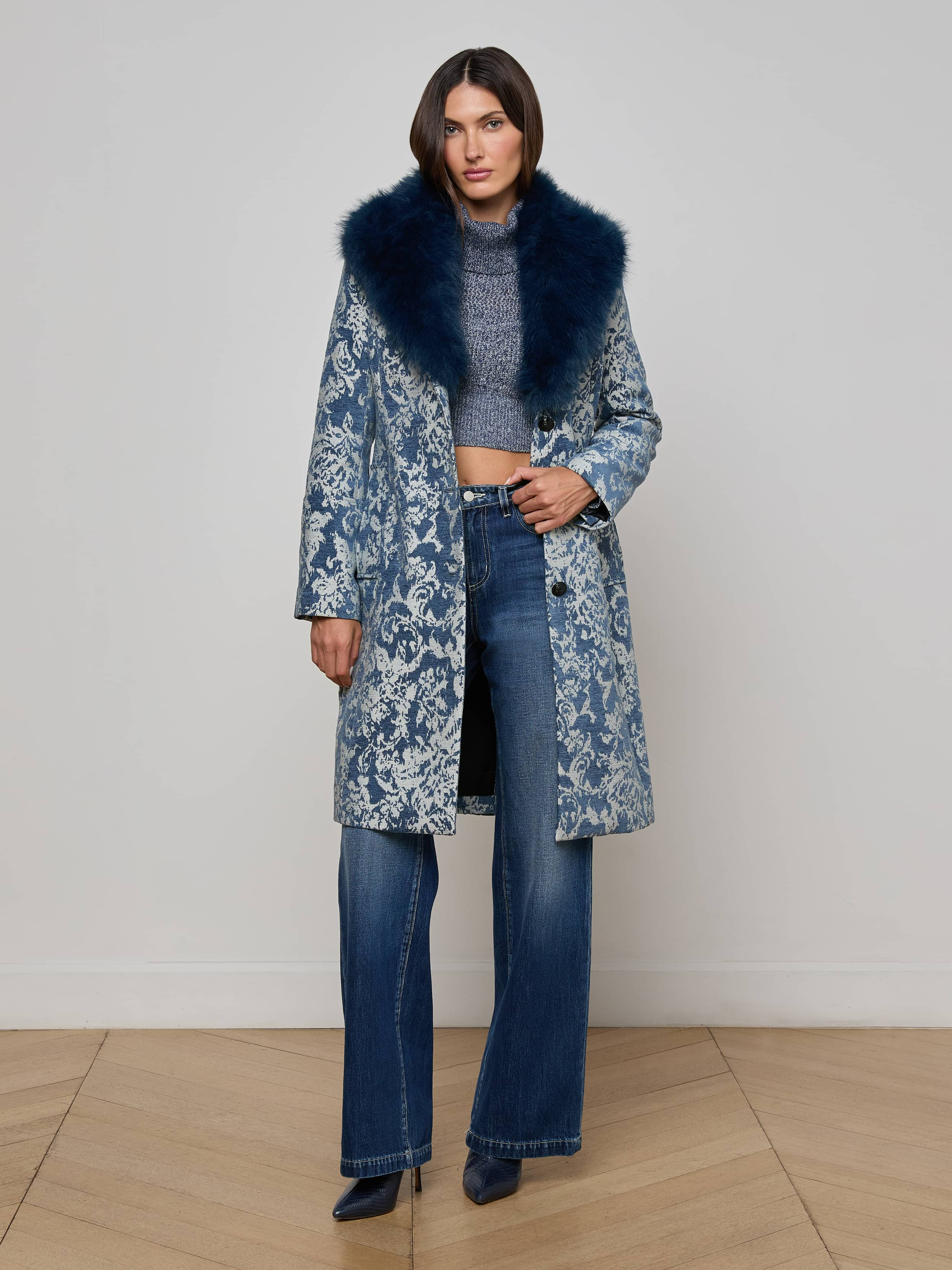 Laney Jacquard Coat - 2