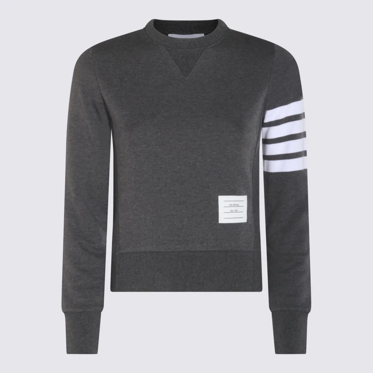 Thom Browne Dark Grey Cotton Knitwear - 1