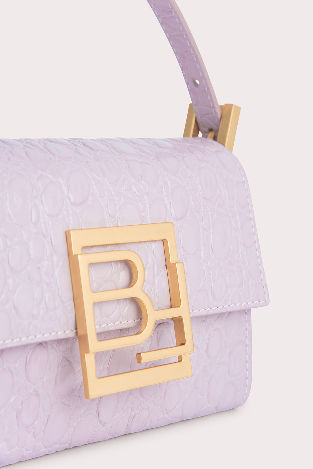 Fran Dawn Circular Croco Embossed Leather - 4