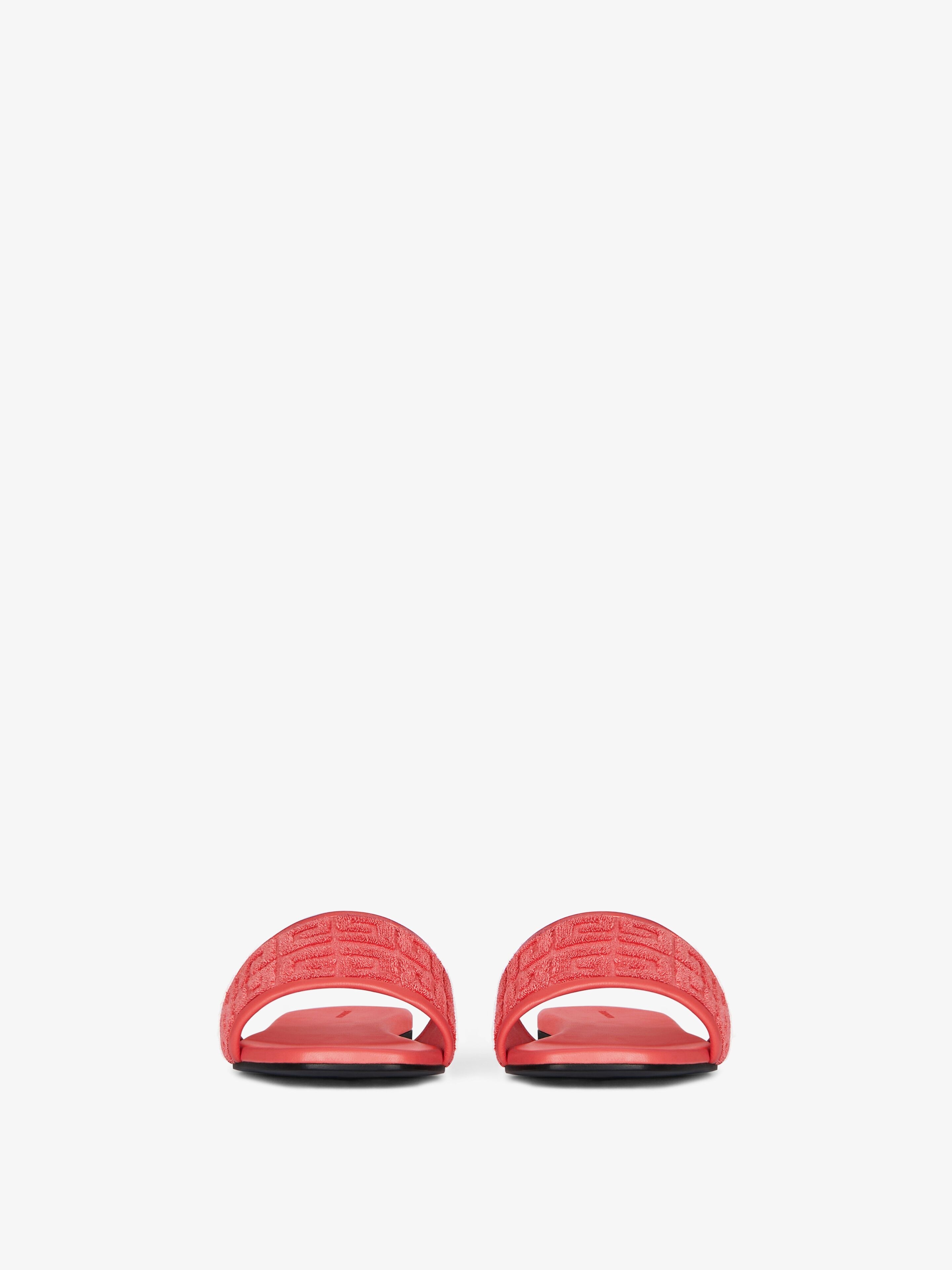 4G FLAT MULES IN 4G COTTON TOWELLING - 2