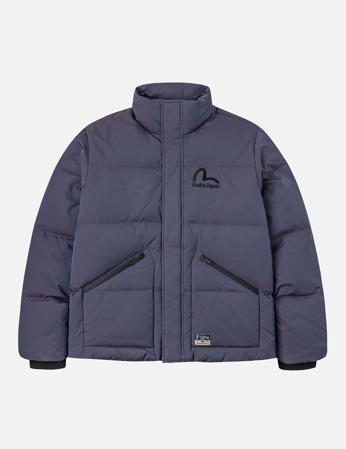 Inserted Daicock Embroidery Regular Fit Down Jacket - 4