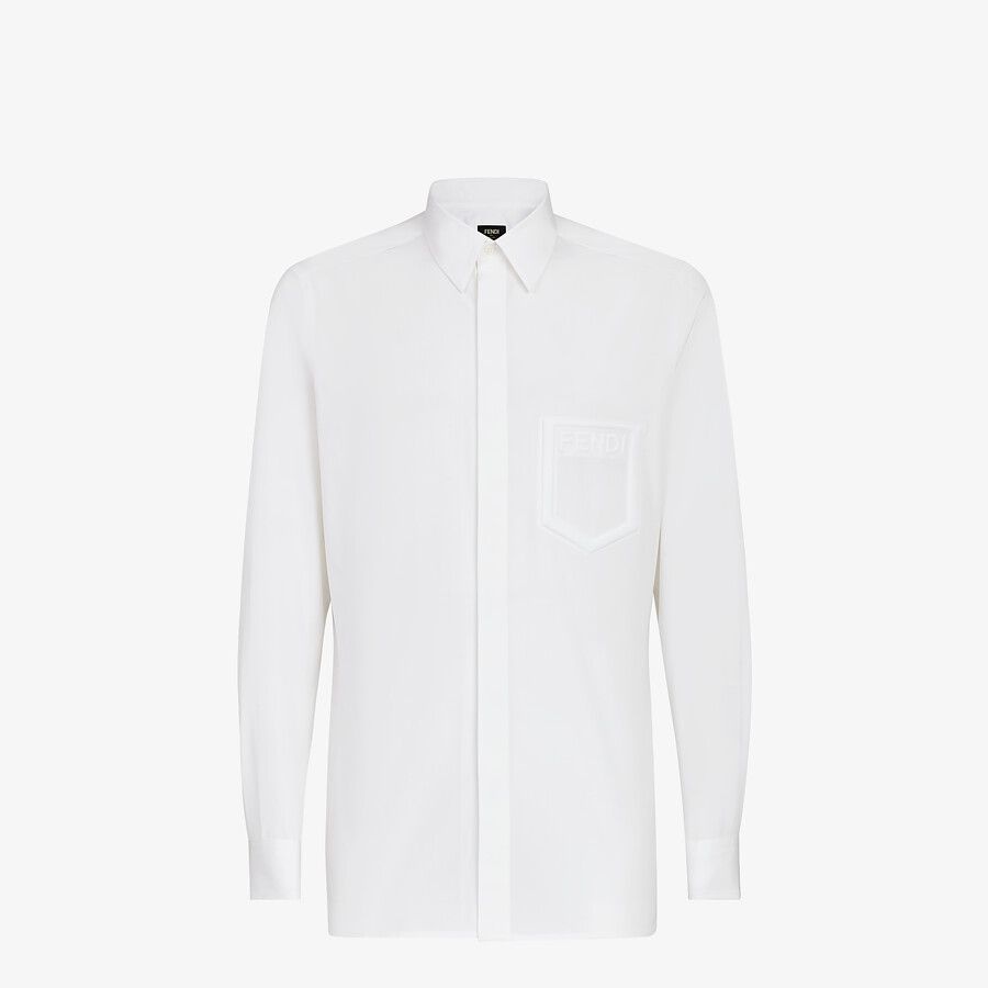 White cotton shirt - 1