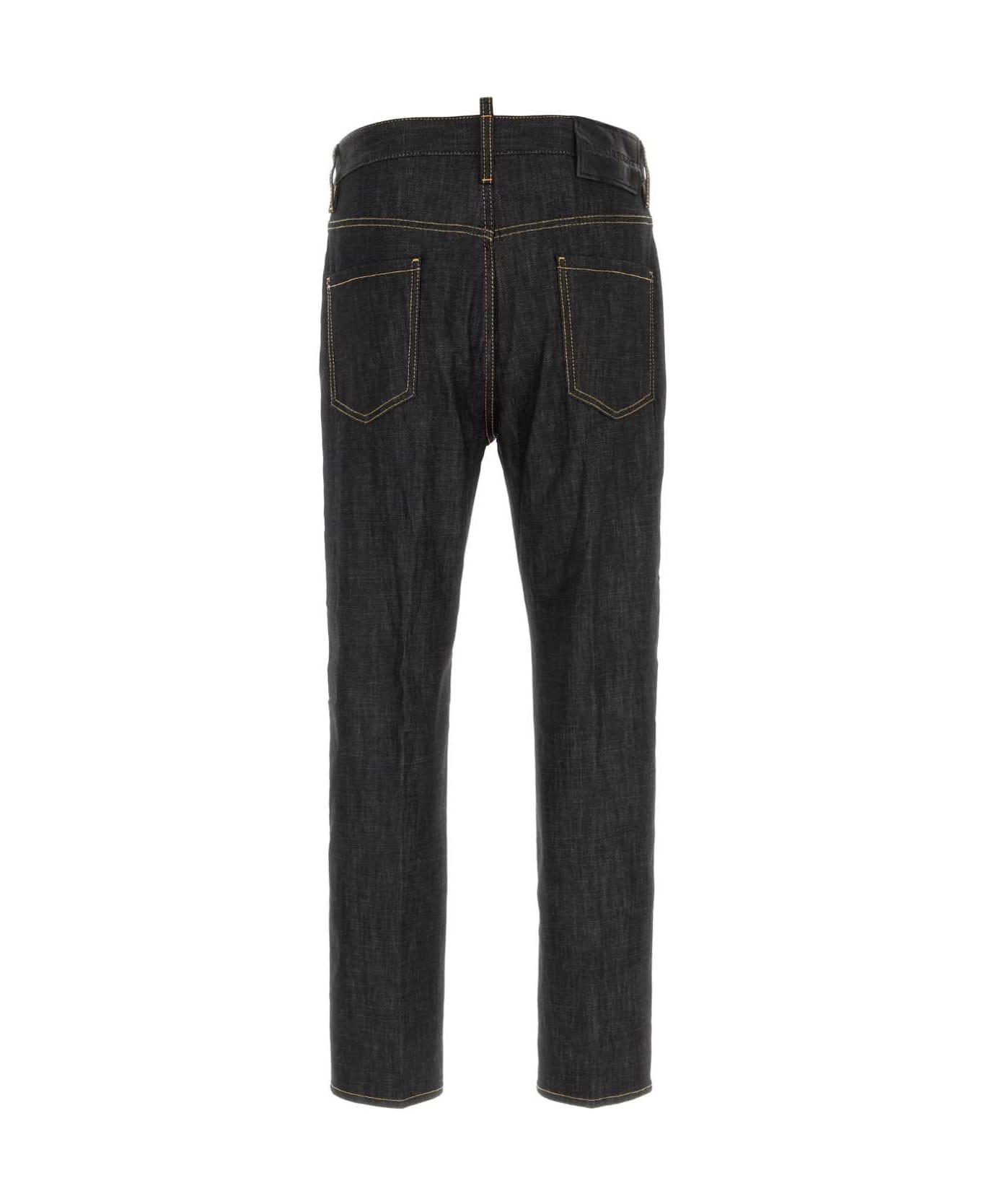 Black Stretch Denim 642 Jeans - 2