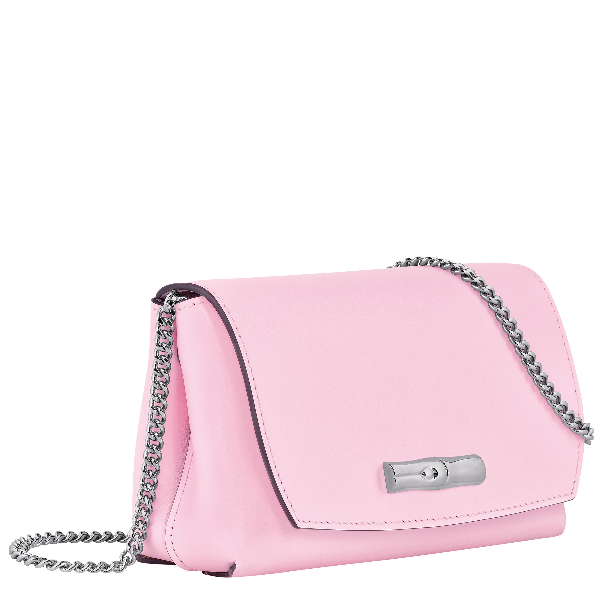 Roseau Clutch Pink - Leather - 3