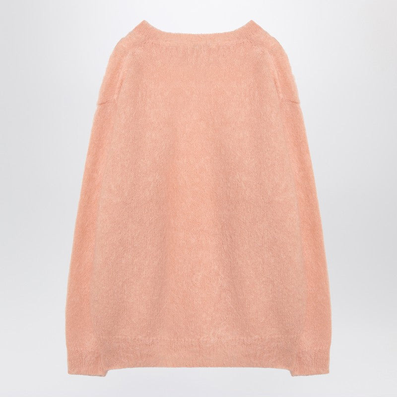 Auralee Pink Mohair And Wool Jumper Men - 2