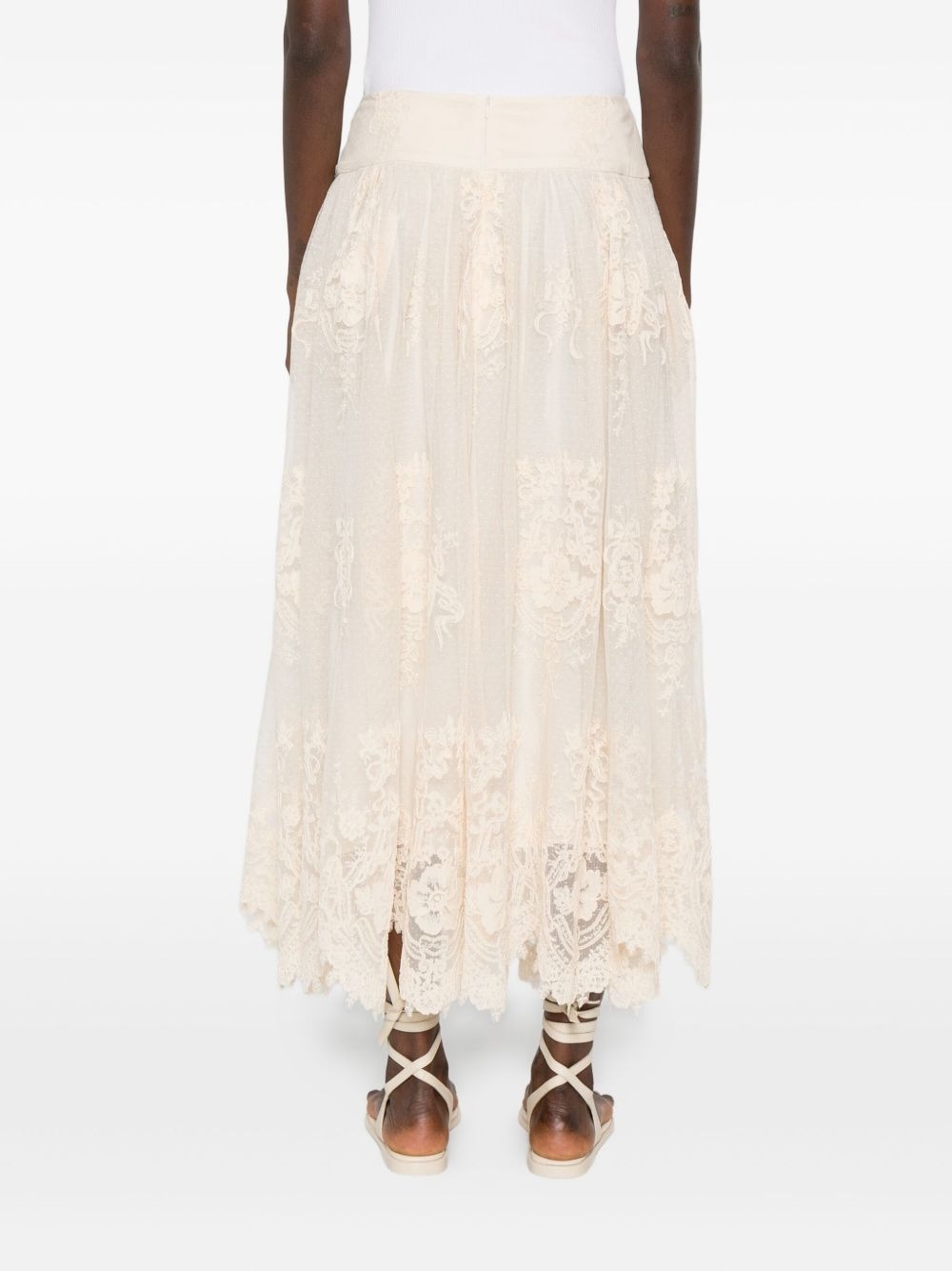 lace maxi skirt - 4