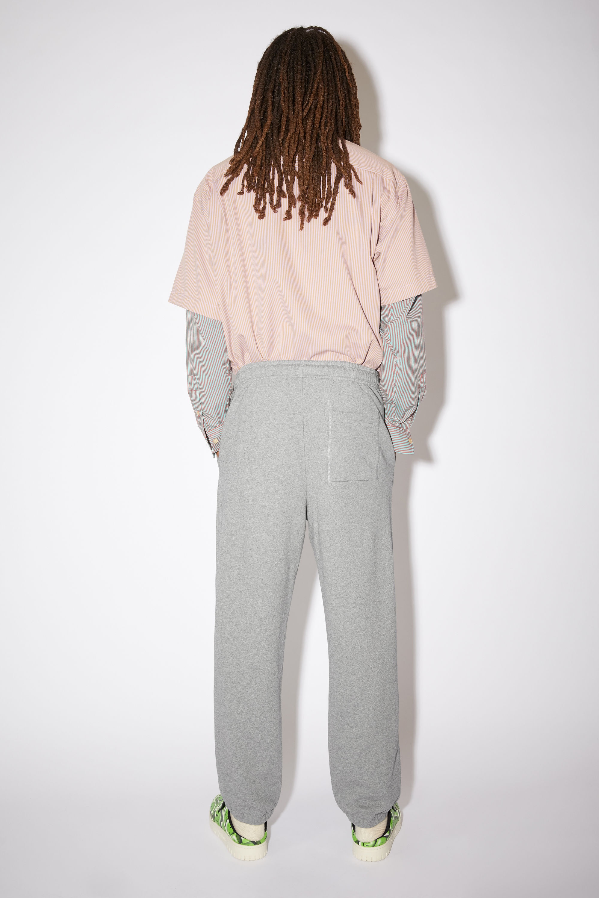 Cotton sweatpants - Light Grey Melange - 3