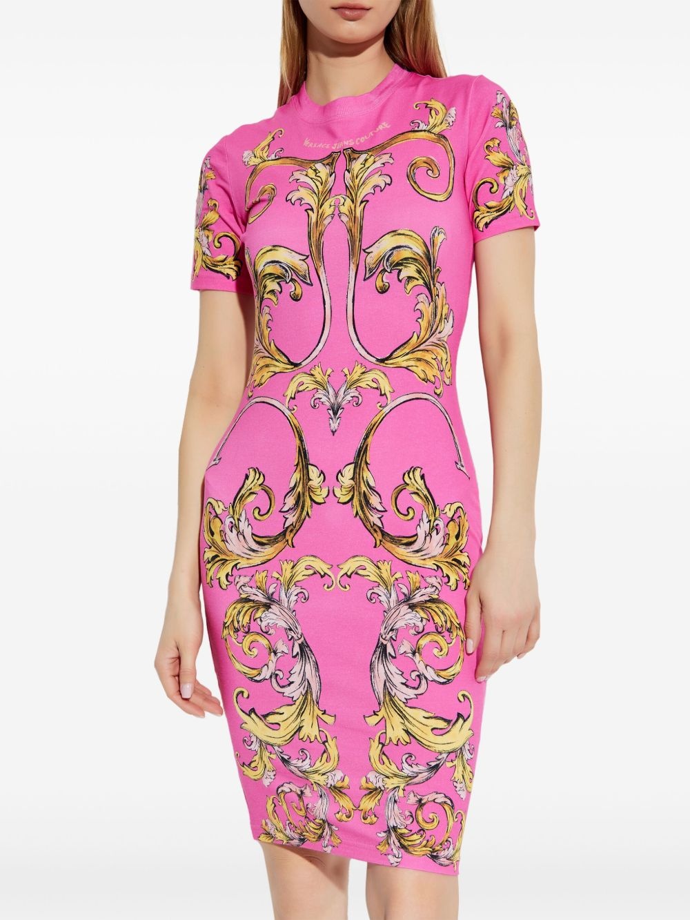 Outline Barocco T-shirt mini dress - 3
