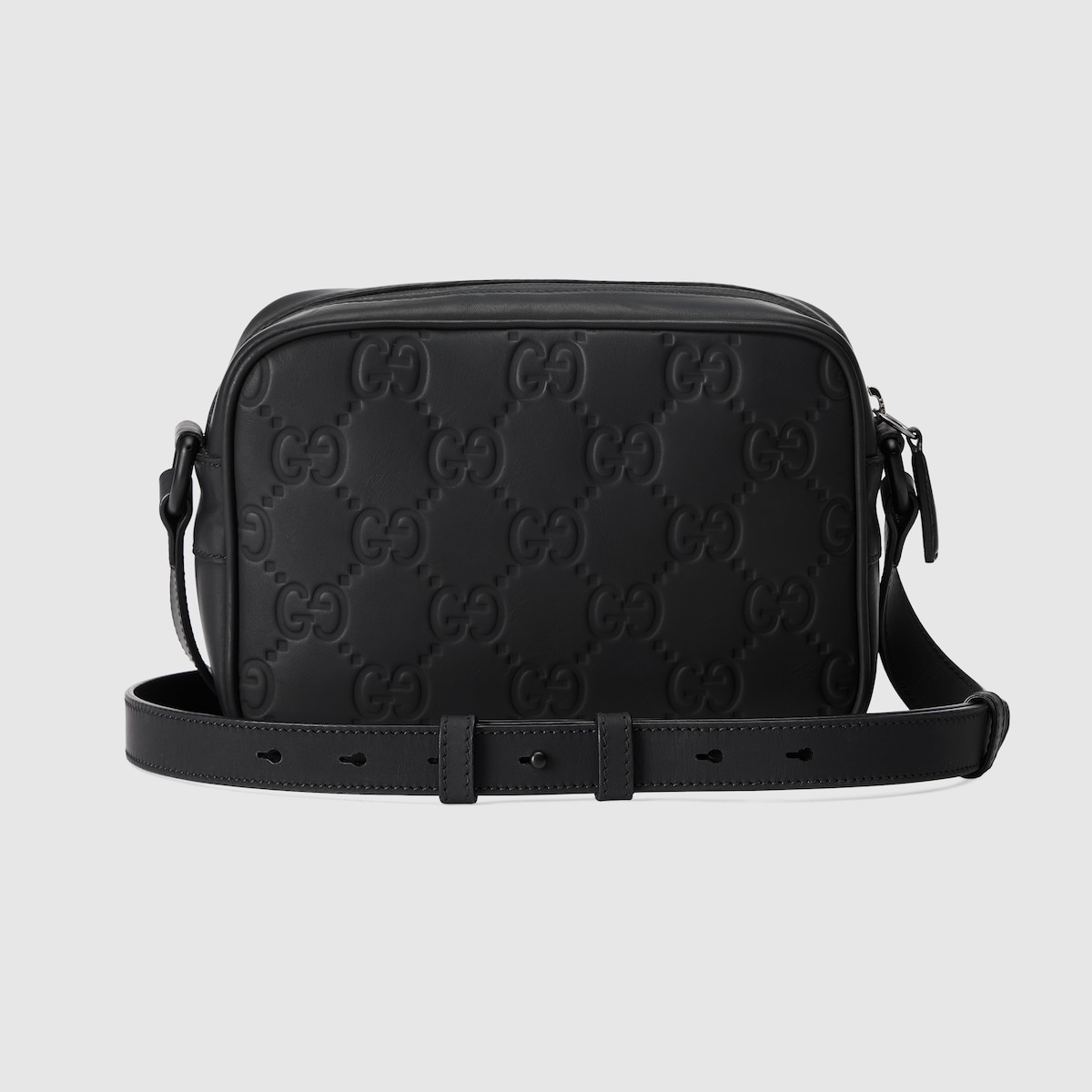 GG rubber-effect mini shoulder bag - 3