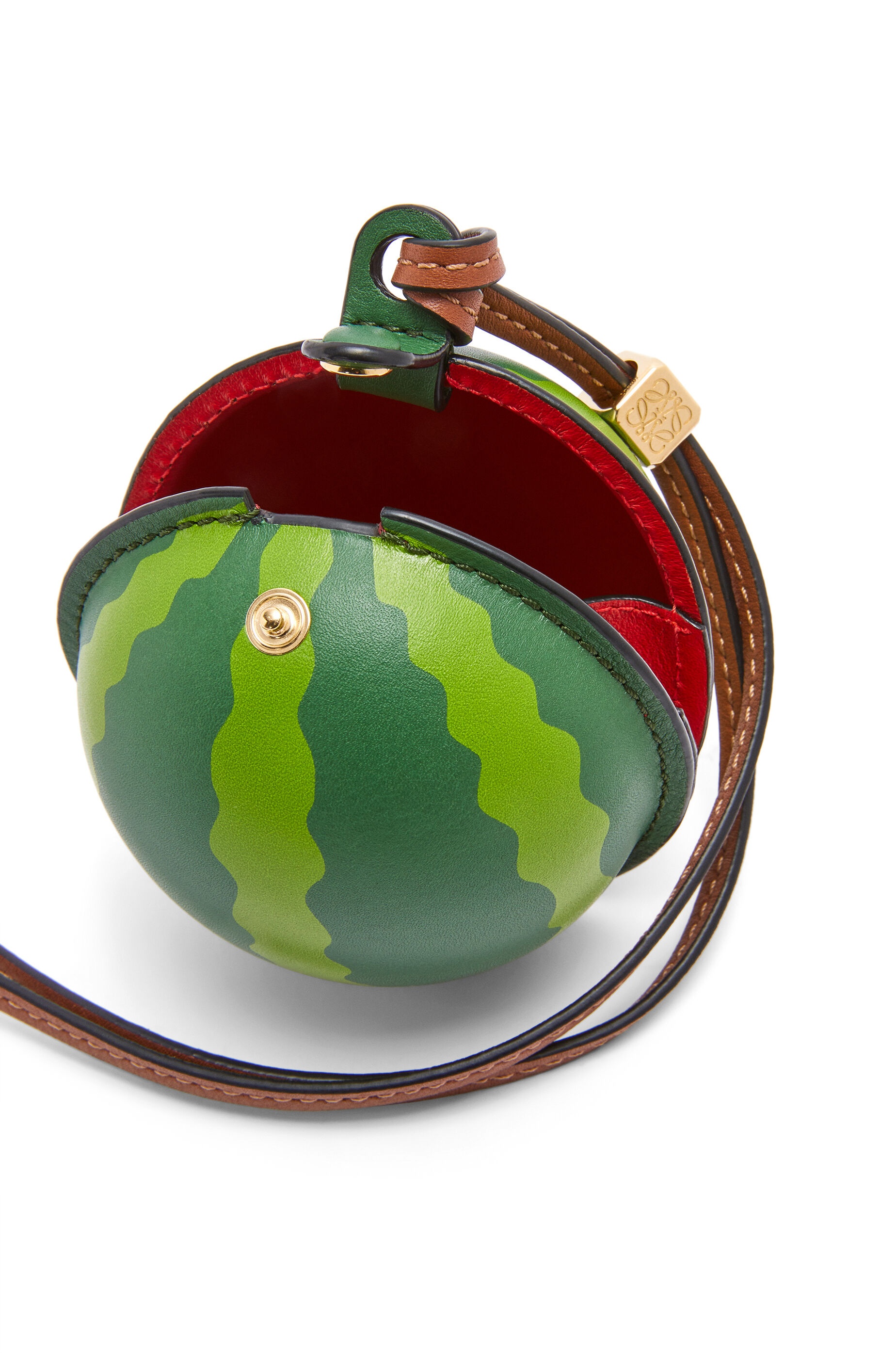 Watermelon mini pouch in calfskin - 2