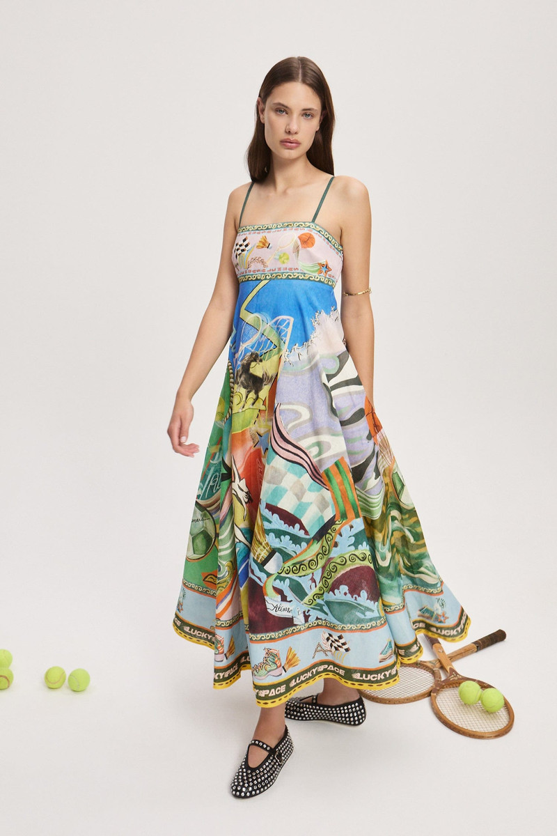 ALÉMAIS Lucky Pace Sundress outlook