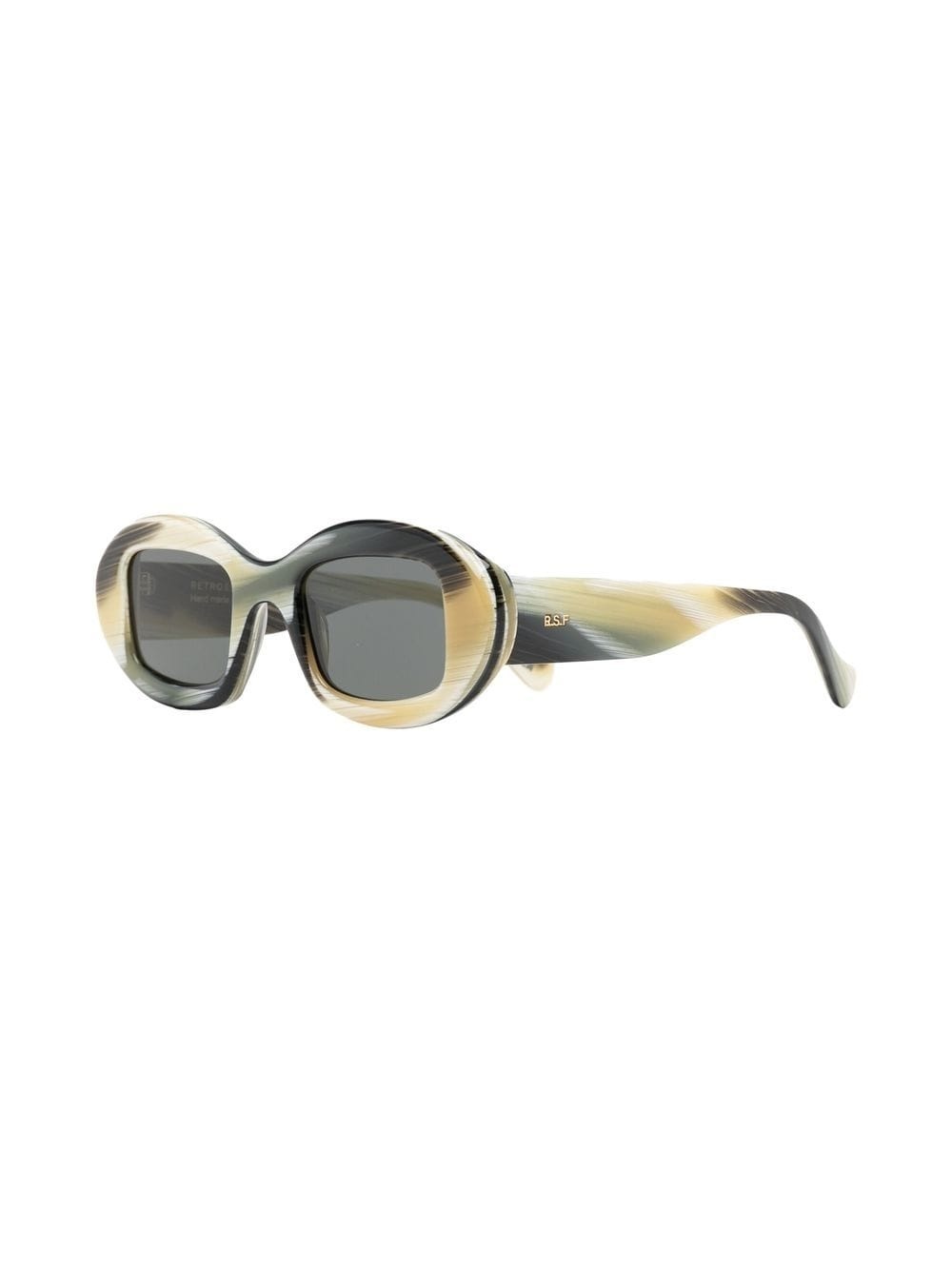 square tinted-lenses sunglasses - 2