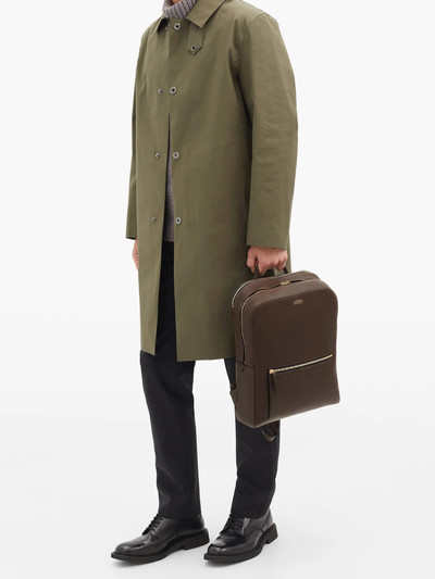 Smythson Ludlow grained-leather backpack outlook