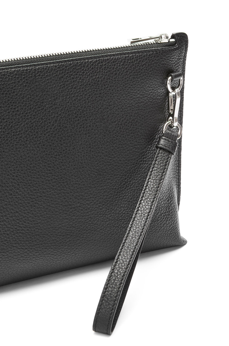 L Zip Pouch in soft grained calfskin 4