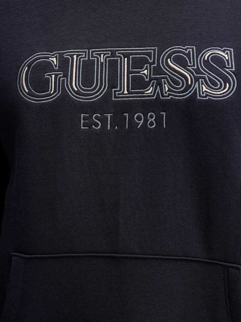 logo-embroidered hoodie 5