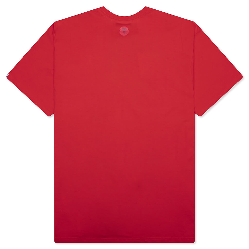 ORIGAMI S/S TEE - FIERY RED - 2