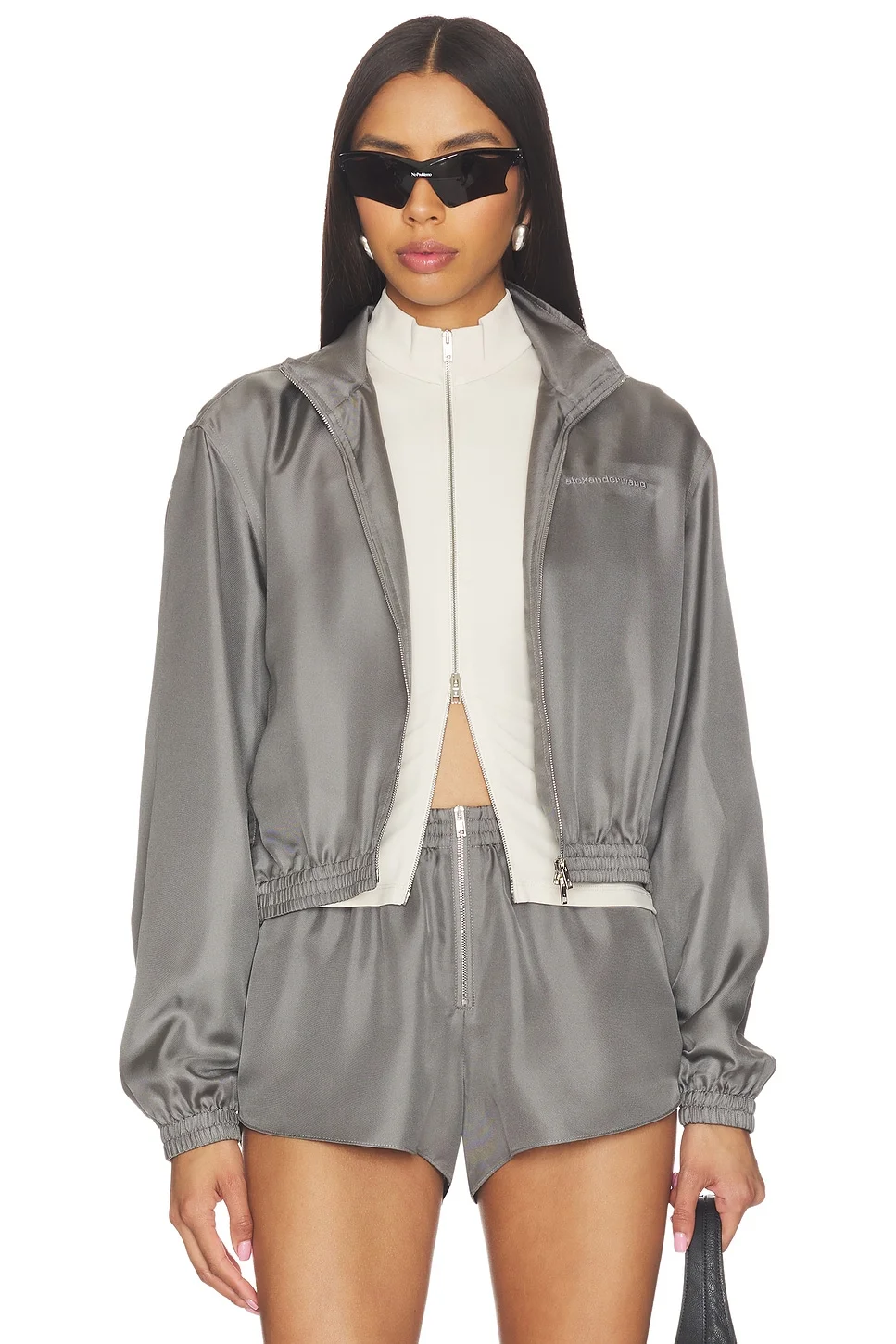 Cropped Track Jacket - 1