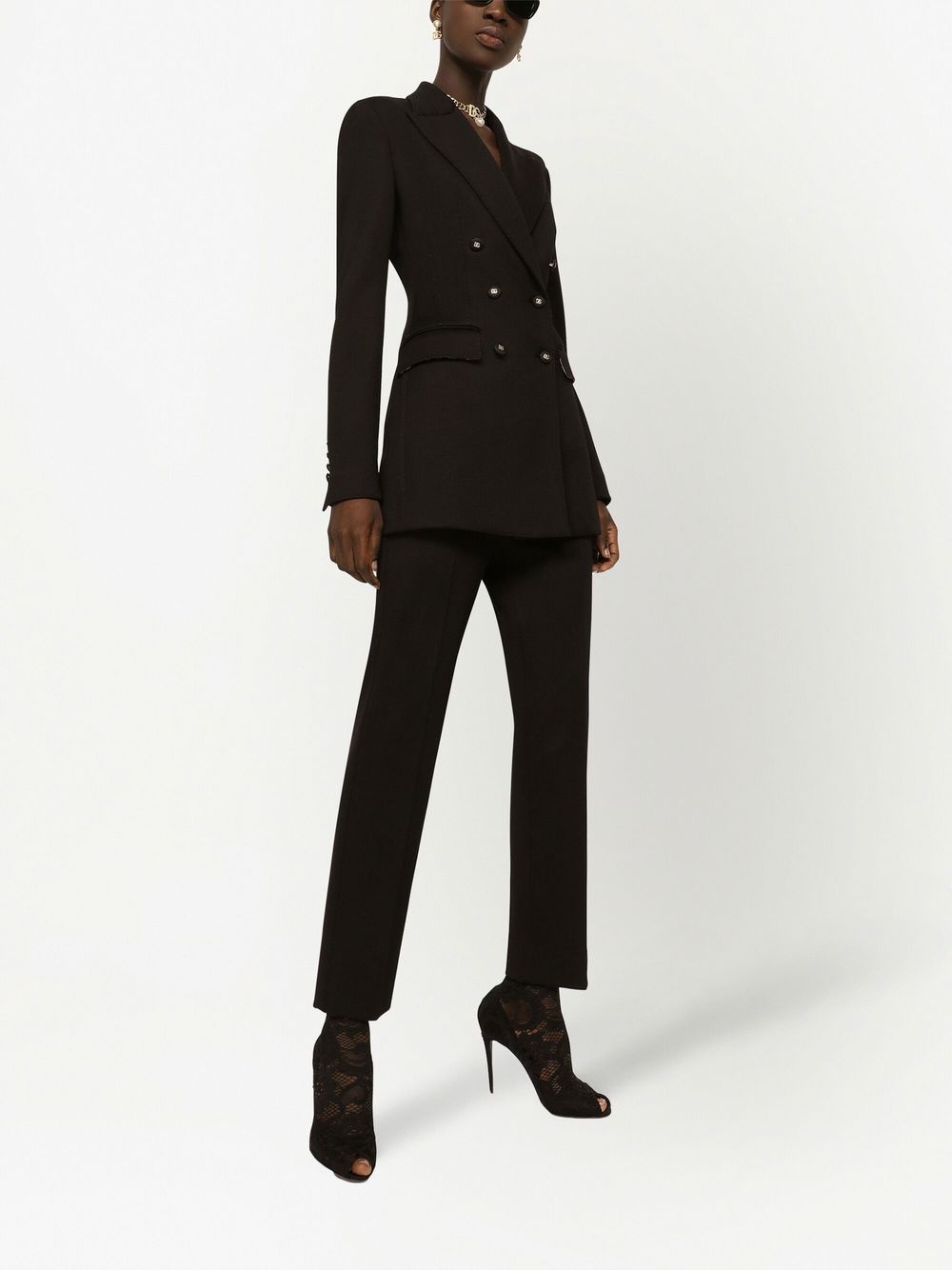 double-breasted tailored blazer - 2