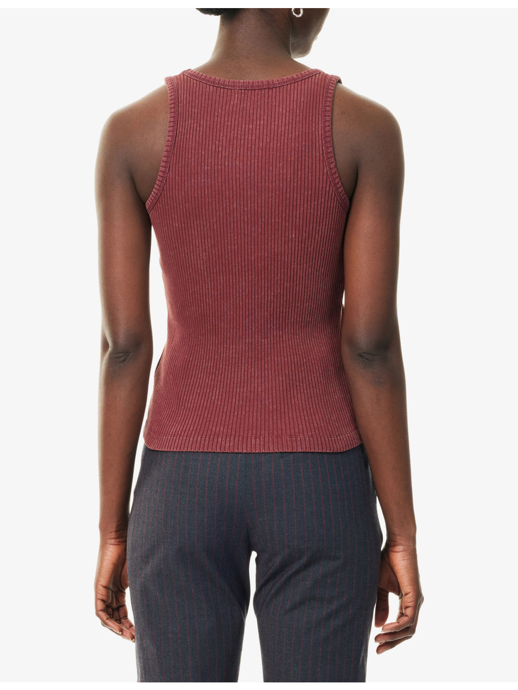 Heavy Ribbed Cotton-Jersey Tank Top - 4