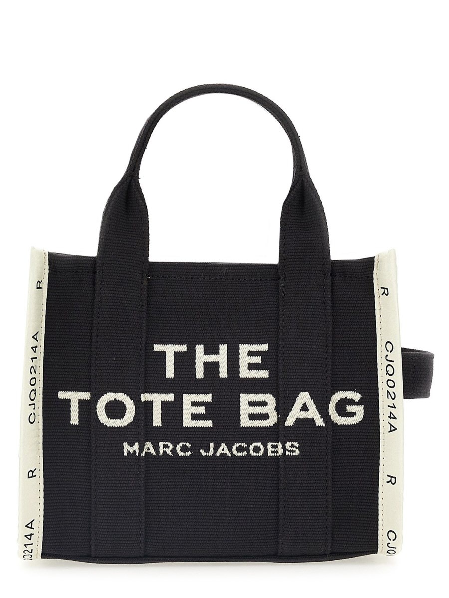 JACQUARD LOGO CANVAS TOTE SMALL BAG - 1